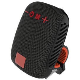 Bike Bluetooth Speaker Portable Waterproof Dual Pairing FM Radio Memory Card Support Wireless Speaker for Cycling Hiking Black