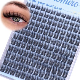 Wispy Lash Clusters Spikes Eyelash Extensions Fairy Lash Clusters 10-16mm Natural Eyelash Cluster 144Pcs DIY Individual Lash Extensions by Kiromiro