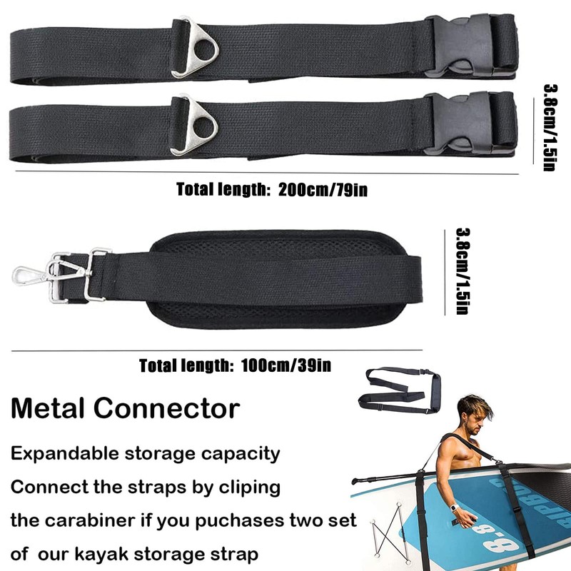 FGen Sup Carry Strap, Surfboard Carry Strap, Heavy Duty, Adjustable