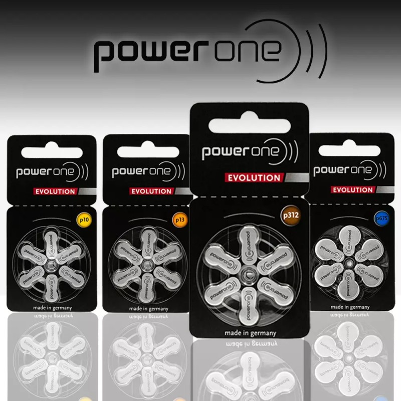 Power One EVOLUTION Size 312 Hearing Aid Battery (60 Pack)