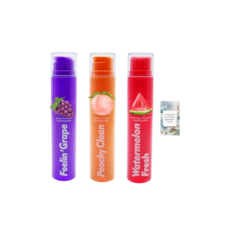 Toothpaste Hamper Assorted Flavors - Watermelon Fresh, Feelin' Grape, and