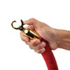 Bolero Red Rope Barrier System 1500X32mm Brass Crowd Control Divider