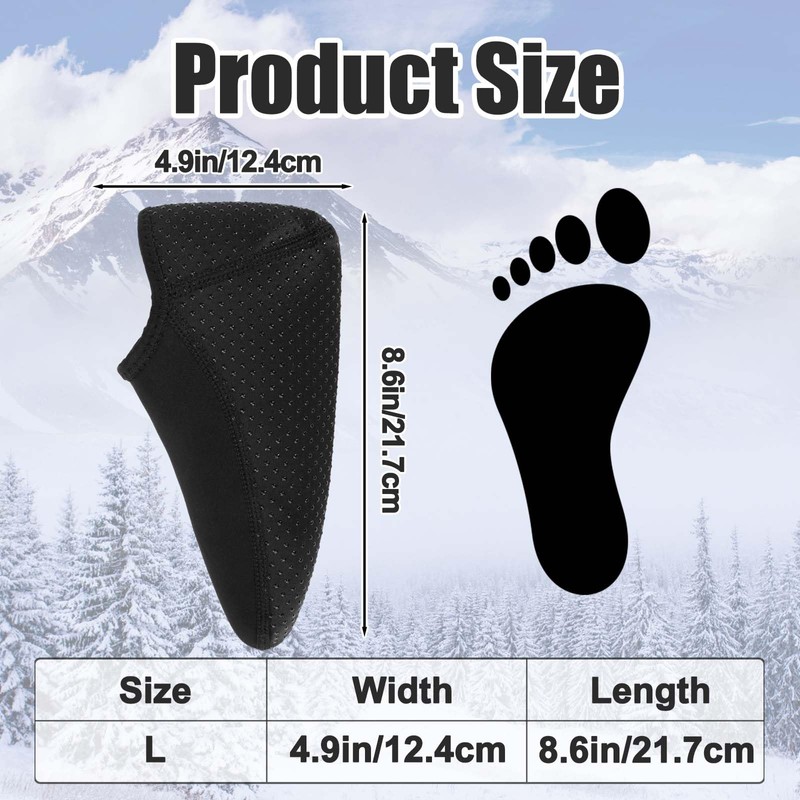 Palksky 1 Pairs Neoprene Cold Plunge Socks, Ice Bath Socks,