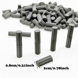 Cayway Mini Bricks Tiny Bricks, Miniature Brick for Landscaping, Mini Wall for Mini Garden Accessories (180 PCS Roman Column, Gray)