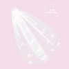 Jaciya Wedding Veil with Romantic Bows | Bachelorette Party Decorations