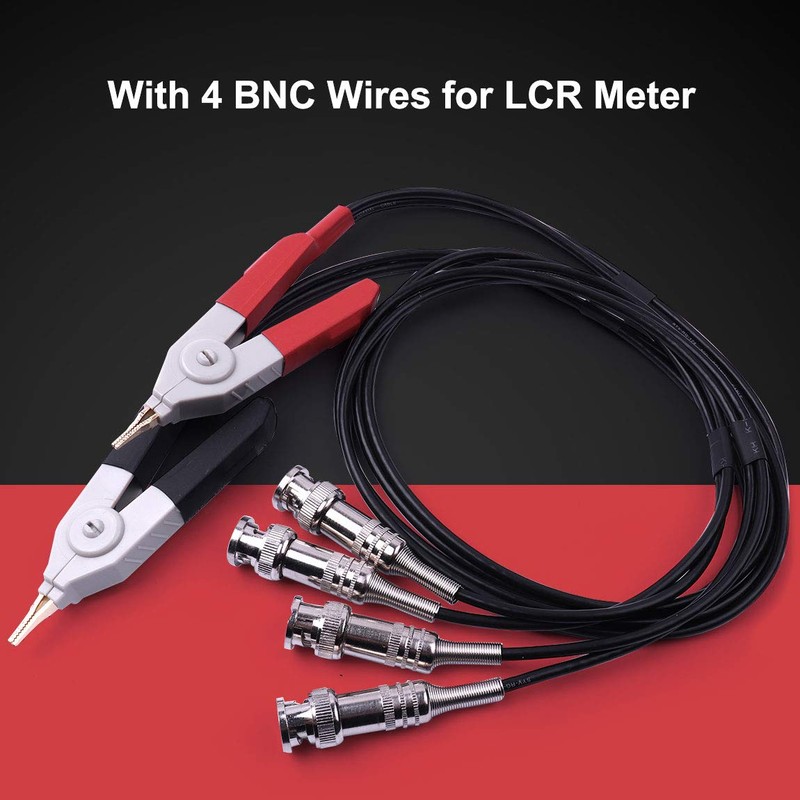 ATOPLEE - 2 cables de prueba LCR para medidor LCR,