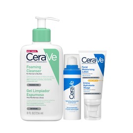 CeraVe Rutina facial Limpia, hidrata y protege tu piel