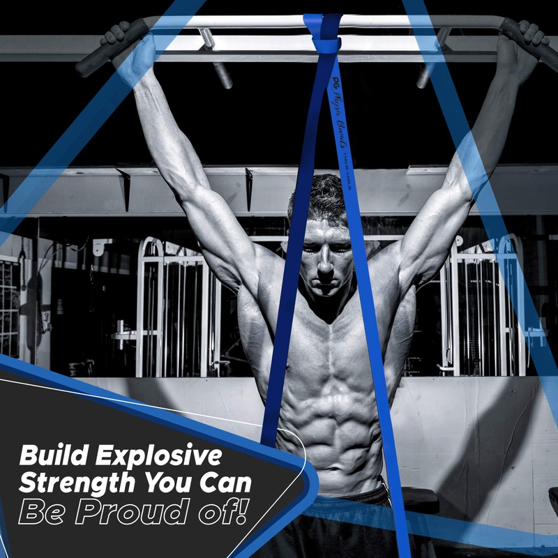 Physix Pull Up Assistance Bands - Looped Resistance Bands, Workout