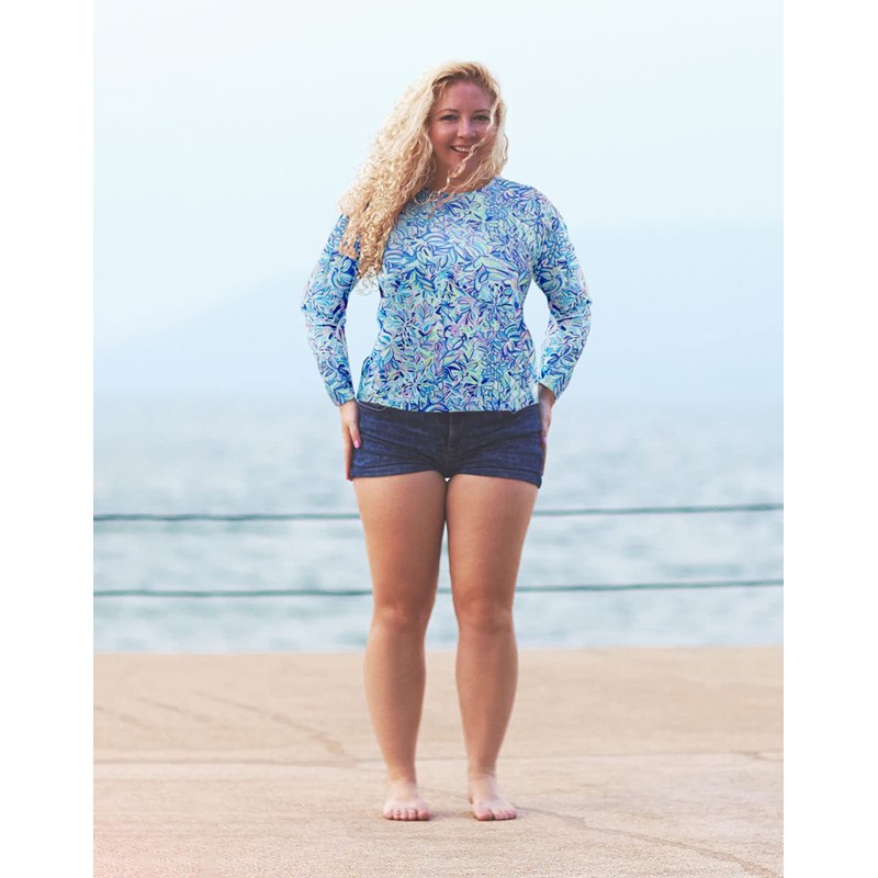HDE Plus Size Rash Guard for Women UPF 50 Quick