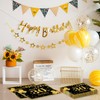 50 Stück Servietten zum 30. Birthday 33x33 cm Gold Schwarz