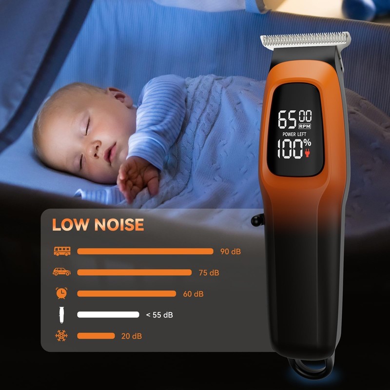 SIDHGN Professional Hair & Beard Trimmer, Electric Hair Clippers for