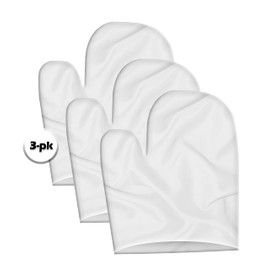 Ner Mitzvah Silver Polish Glove - 3 Gloves - Reusable, Instant Shine, Quick Tarnish Remover - Silver Polish for Silverware, Jewelry, Watches and More – 100% Cotton