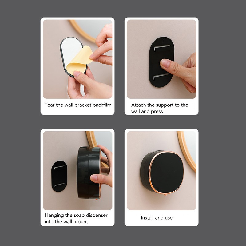 Automatic Soap Dispenser Wall Mounted Fast Foaming Infrared Induction Hand