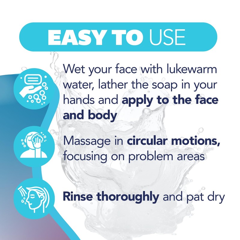 Asepxia Acne Treatment Scrub Cleansing Bar Soap | Removes pore-clogging