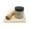Shoe Care Set with Burgol Shoe Pomade Opaque White Jar