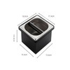 Coffee Knock Box, Espresso Knock Box Coffee Bin Barista Accessories