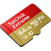 SanDisk 64GB Extreme microSDXC card for Action Cams and Drones