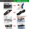 WHIPPY No Show Flat Buckle Stretchy Braided Belt for Men