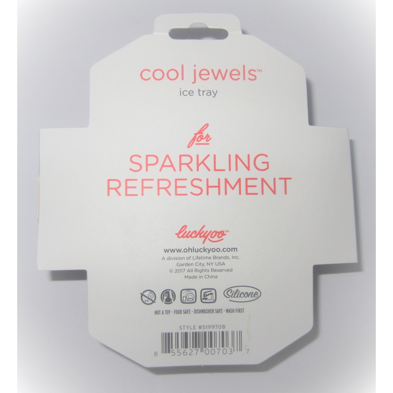ICE CUBE TRAY CALLED"COOL JEWELS" BY LUCKYOO