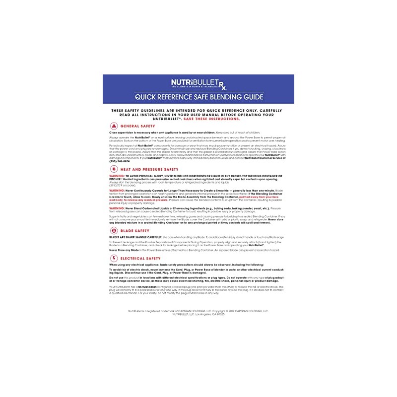 nutribullet Rx Cross Blade & Brush