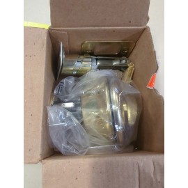 Kwikset Single Cylinder Deadbolt Polished Brass Finish 660 3 RCAL RCS 96600-013