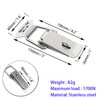 Stainless Steel Spring Toggle Latch Wooden Box Toolbox Draw Latch