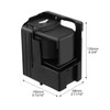 QWORK® Cup Holder for Car Centre Console, Car Centre Console