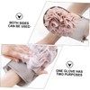 Healeved 3sets Exfoliating Gloves Bath Shower Mitt Body Scrubbing Glove