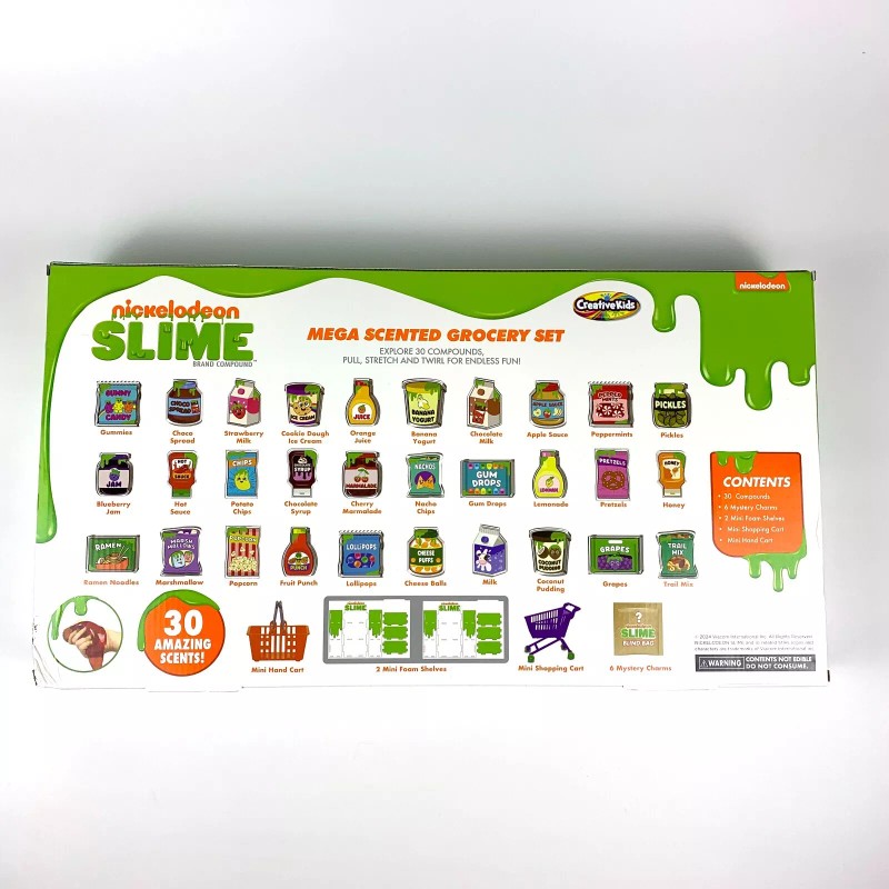 Creative Kids Nickelodeon Slime Mega Scented Grocery Set 30 Jars