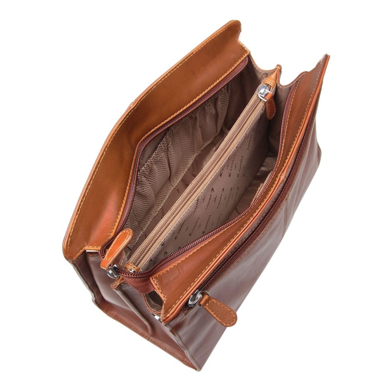 Esquire Dallas Cosmetic Bag Brown, brown