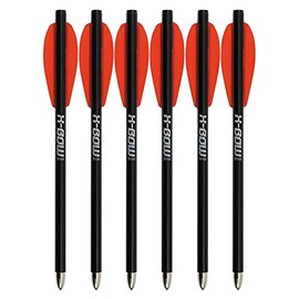 X-Bow FMA Bolts - 6.5 Inch - Carbon - Pack of 6; Designed for Different Demands and Applications, Ideal for All Pistol Crossbows without Empty Shot Protection; Deep Penetration