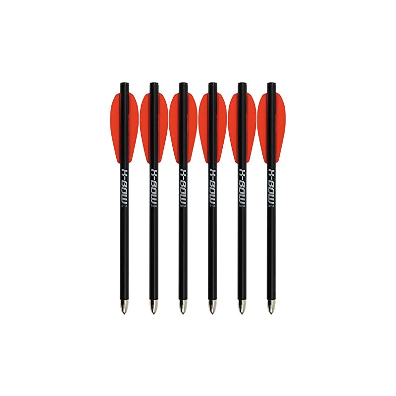 X-Bow FMA Bolts - 6.5 Inch - Carbon - Pack
