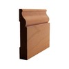 EWBB11 Colonial Baseboard 4" Tall x 11/16" Moulding. Unfinished, Sapele