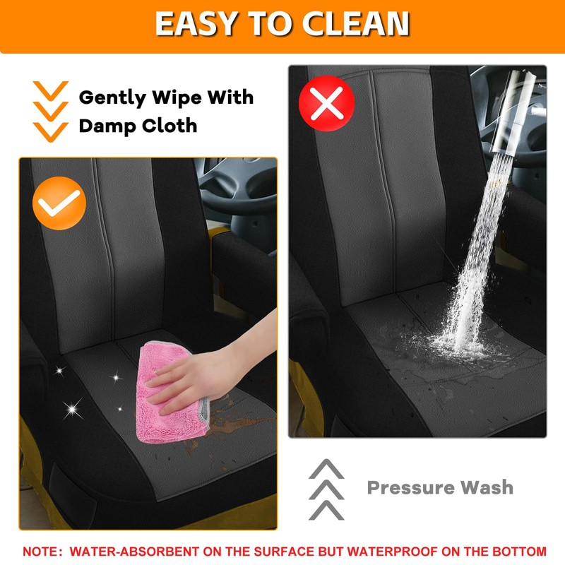 Kistrba Truck Seat Cover Compatible with Motorhome Captain Chairs, Driver