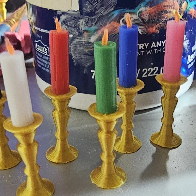 Power Rangers Lightning Collection Power Candle Set Of 7 Accessory