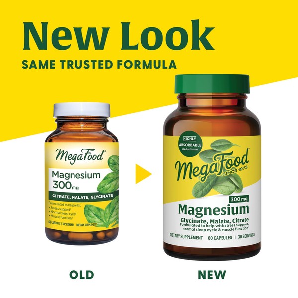 MegaFood MegaFood Magnesium 300 mg - Highly absorbable blend of