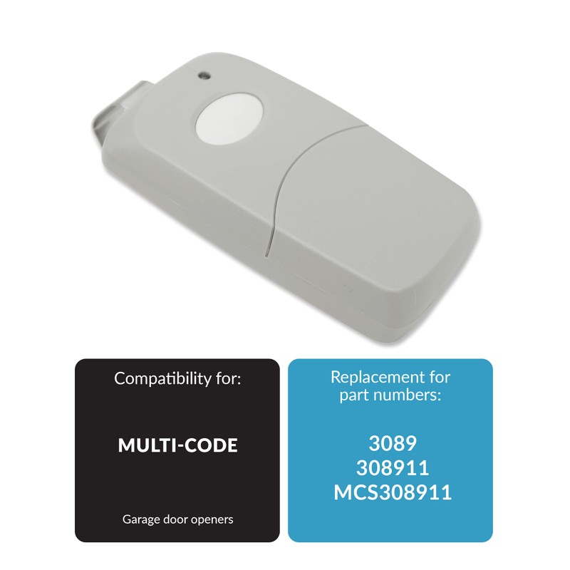 Garage2Go Garage Door Remote Replacement for Linear Multi-Code 3089 308911
