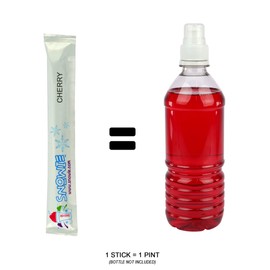 SNOWIE - Original Flavor Powders, Just Add Water & Sugar Shaved Ice Flavor Syrup (Cherry)