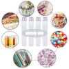 YBCPACK 15 Pcs 100 ML Clear Plastic Test Tubes with