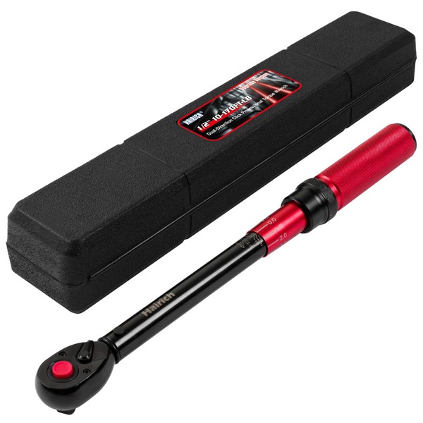 Hairich 1/2 Inch Drive Click Torque Wrench, Dual-direction Torque Wrench