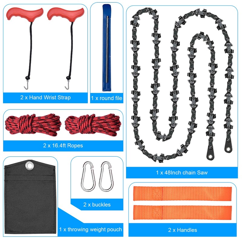 XonyiCos 48 inch upgrade rope saw tree saw high limb