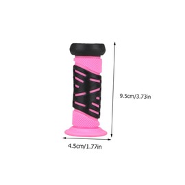 Totority 1Pair Bike Handlebar Grips Comfortable Rubber Grip for Bicycles Scooters Slip Design with Bumper Protectors for Safety Fun Riding