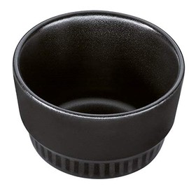 Spring Ragout-Fin Chalet, Dessert Mould, Diameter 9 cm, Black, Oven Ceramic