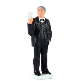 Kikkerland Solar Edison, Polyresin, Electronic Components, Solar Panel, Black, 9.2 x 4.8 x 20 cm