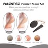 VALENTISE Pumice Stone Set - 2 Packs Natural Foot Scrubbers