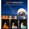CLOUDY BAY [6 Pack] 3CCT Low Voltage LED Deck Lights