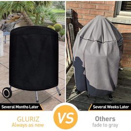 GLURIZ Funda Asador para Exterior Impermeable, Cubierta para Parrilla de Barbacoa, Cubierta para Barbacoa, Anti-UV Cubierta para Asador, 71x73 cm