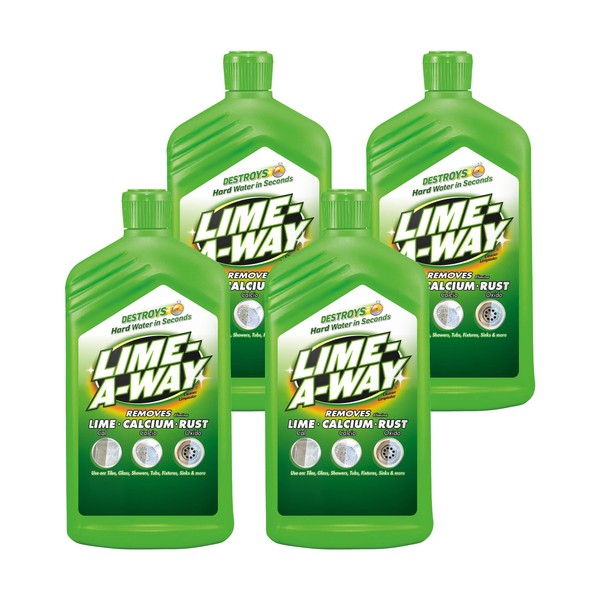 Lime-A-Way Lime, Calcium & Rust Cleaner 28 oz (Pack of 4)