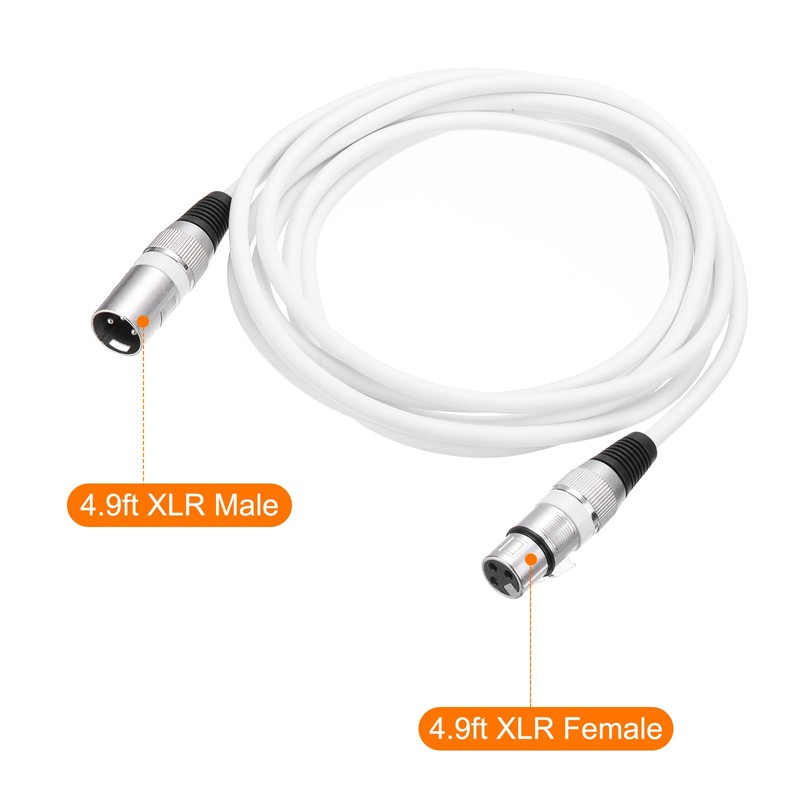 QUARKZMAN XLR Male to XLR Female Cable 1.5 m XLR