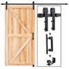 EaseLife 8 FT Sliding Barn Door Track and Handle Hardware
